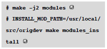 # make -j2 modules