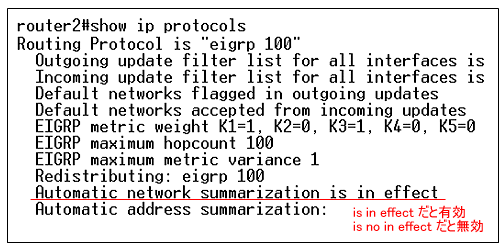 show ip protocols