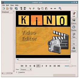 写真1●フリーのビデオ編集ソフト「Kino」