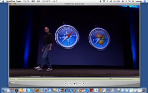 写真2●Appleの「WWDC 2007」でのCEOのSteve Jobs氏の基調講演
