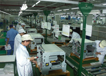 写真1●コニカミノルタの複写機・プリンタ事業では，製品のほとんどを海外で生産している