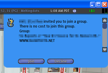 図20●グループへの招待メッセージの例