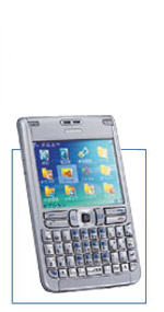 国内では珍しい「SIMロックフリー」（本文参照）のノキアE61日本版が2006年末登場。北米や欧州の通信規格「GSM」に対応