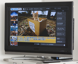 写真2●ひかりTVの利用画面