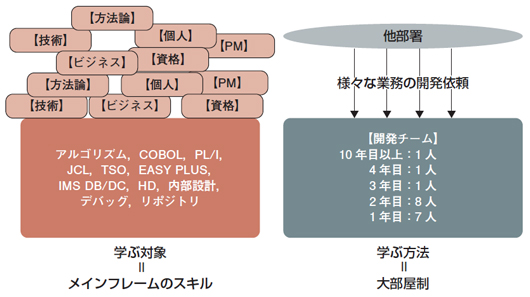 図10●日本トラスティ情報システムのスキルマップ