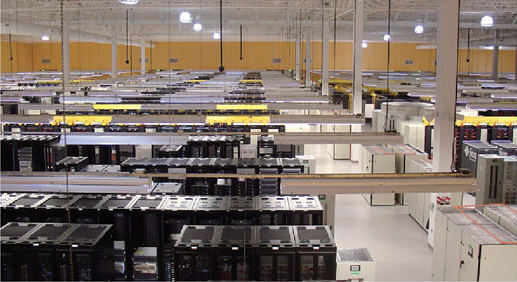 写真1●米オラクルはオースティンにあるデータセンターから、全世界330社にオンラインサービスを提供する