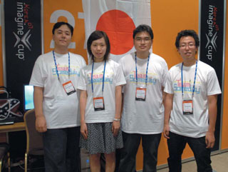 写真2●Imagine Cup 2007のソフトウェアデザイン部門に日本から参加したTeam Someday。北海道大学大学院の学生