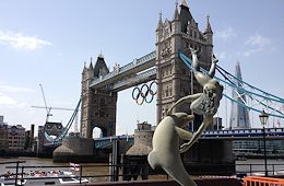 オリンピックに沸いたロンドン、データ通信で一部障害も