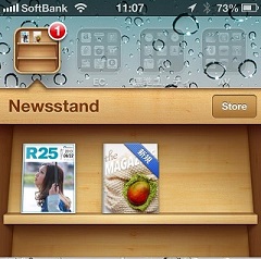 iOS 6の「Newsstand」