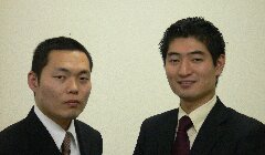 マイネット・ジャパン 代表取締役社長 上原仁氏、取締役 綱島容一氏