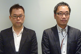 日本マイクロソフト セントラル マーケティング本部 上代 晃久氏（左）、浜野 努氏（右）