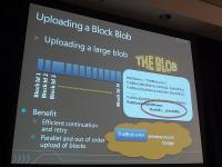 写真1●ファイルをブロックとして単純に分割する「Block Blob」はファイルのストリーミングを高速化できる