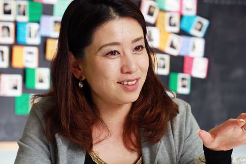 写真●AsMamaの甲田恵子代表取締役社長・CEO（写真：新関雅士）