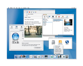 MacOS Xの画面