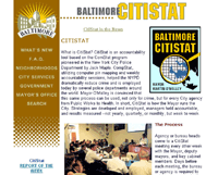 ボルチモア市のシティスタットのWebページのイメージ2