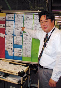 図2●TOC 導入を推進した営業購買部営業購買Gr マネージャーの中川良司氏