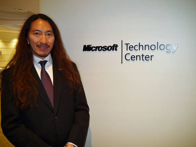 日本マイクロソフト クラウド＆ソリューションビジネス統括本部マイクロソフトテクノロジーセンターの澤円センター長。