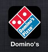 Domino's App（ドミノ・ピザ・ジャパン）のアイコン。ダウンロード先はこちら。<a href=