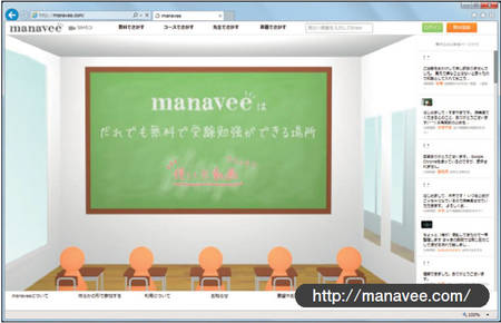 花房氏が開発や運営を手掛ける「manavee」。受験勉強に役立つ講義動画を5600本以上公開する。いずれも無料で見られる