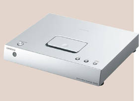 オンキヨーの「ND-S10」。実勢価格1万2000円。iPod touchやiPhoneがデジタル接続できる。別途、デジタル入力対応のオーディオシステムが必要