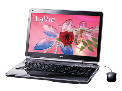 NECの人気定番ノート「LaVie L LL750/DS6B」。発売直後は約17万円だったが、10万円を切る水準まで価格が下がっている