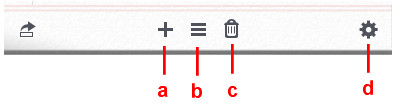 図6　メモ入力画面に表示されるアイコン