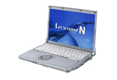 「Let's note N8」は、光学ドライブを搭載しない点以外、仕様も外観もほとんどS8と共通。重さは約1.265kgと若干軽い